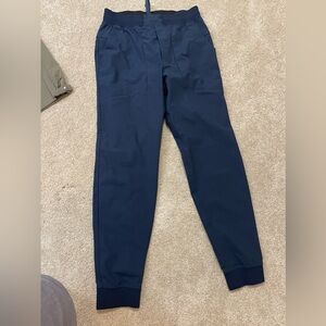 lululemon mens skinny jogger navy